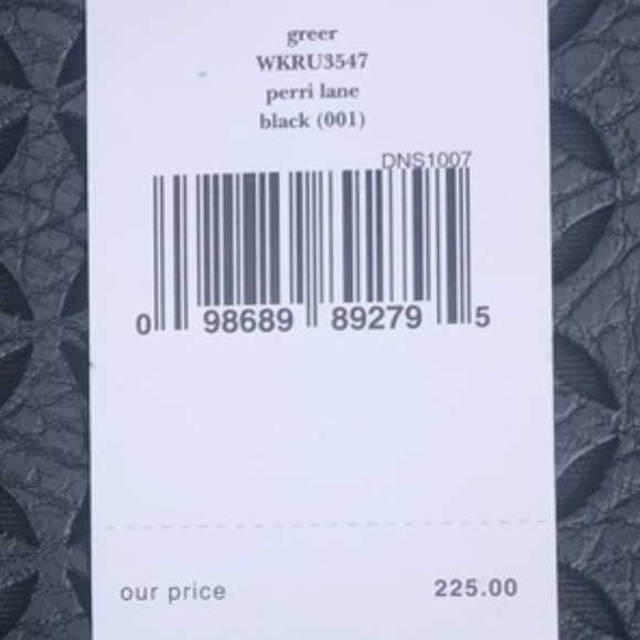 KATE SPADE ♠️ New York 🖤Greer🖤 PERRI LANE BLACK LEATHER CROSSBODY BAG 🌟EUC🌟 - Picture 16 of 17